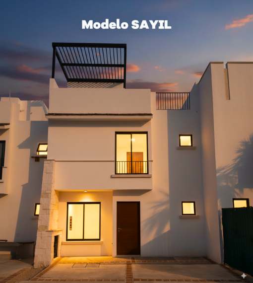 modelo sayil con roof garden en canah leon gto