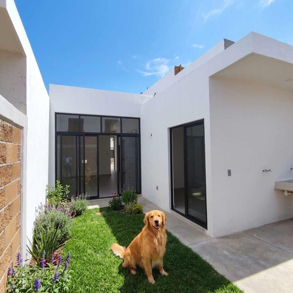 jardin casa de 1 nivel en canah