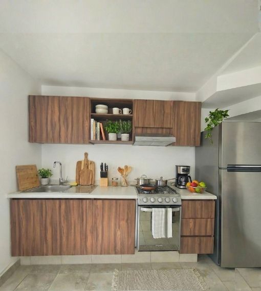 Cocina del modelo Arya en Aronah Alba, León Gto
