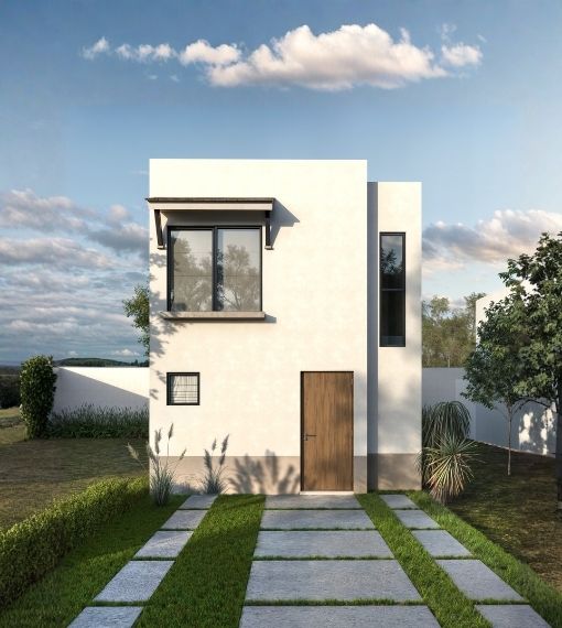 Fachada 1 del modelo Arya en Aronah Alba, León Gto