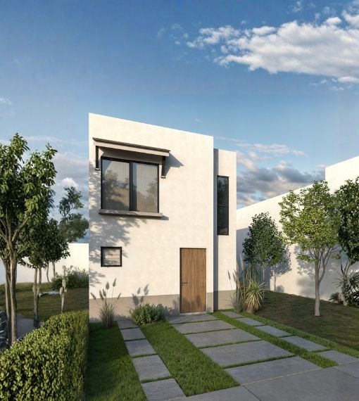 Fachada 2 del modelo Arya en Aronah Alba, León Gto