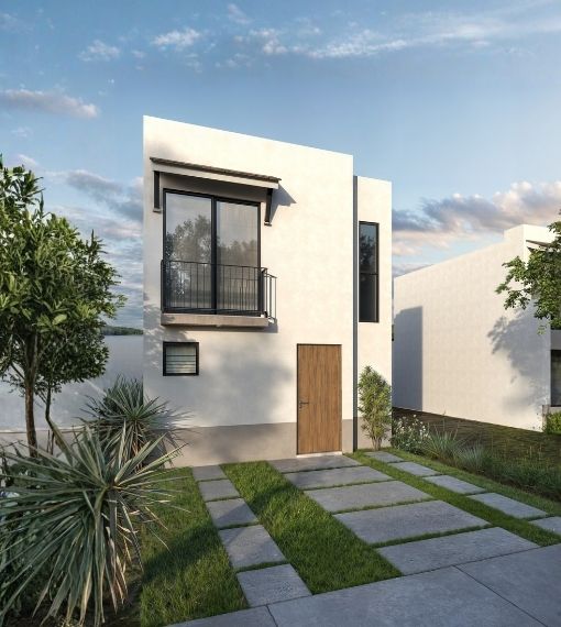 Fachada 3 del modelo Arya Plus en Aronah Alba, León Gto